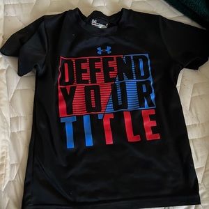 Girls UA sports shirt